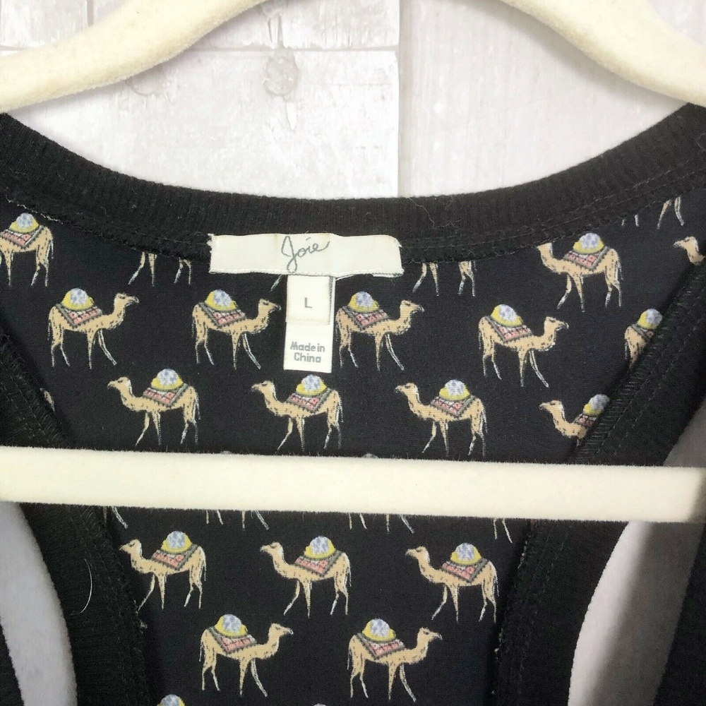 ❌SOLD❌ [Joie] Silk Camel Racerback Pocket Tank Top - Picture 8 of 8